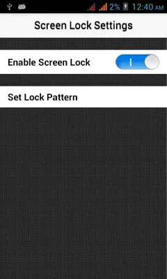 Pattern Lock Screen Free android App screenshot 0