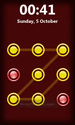 Pattern Lock Screen Free android App screenshot 2